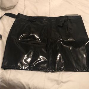 PLT Plus Vinyl Mini Skirt